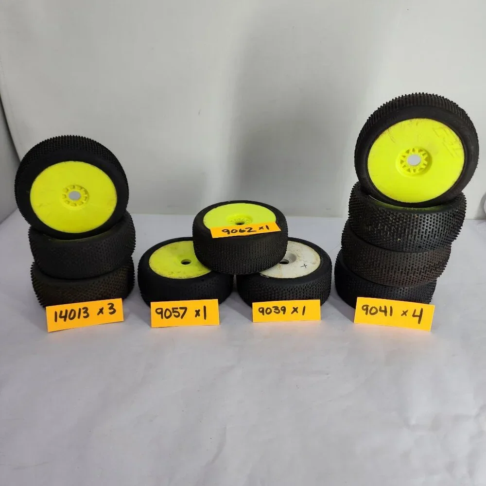 Proline Buggy Tires Lot of 10 Preowned14013 9057 9039 9062 9041 AS IS
